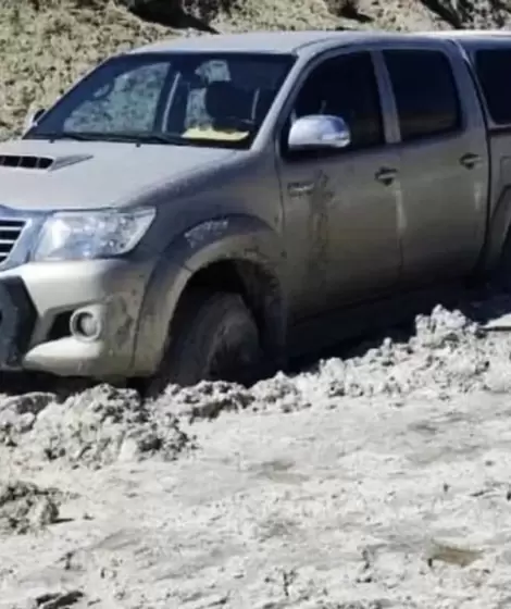 Esta es la camioneta que encontraron