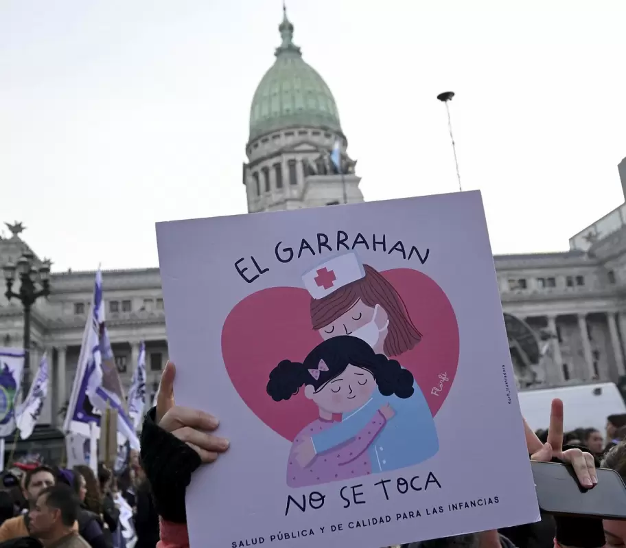 El martes pasado, los trabajadores de Junta Interna de ATE - Hospital Garrahan levaron adelante un paro de 24 horas