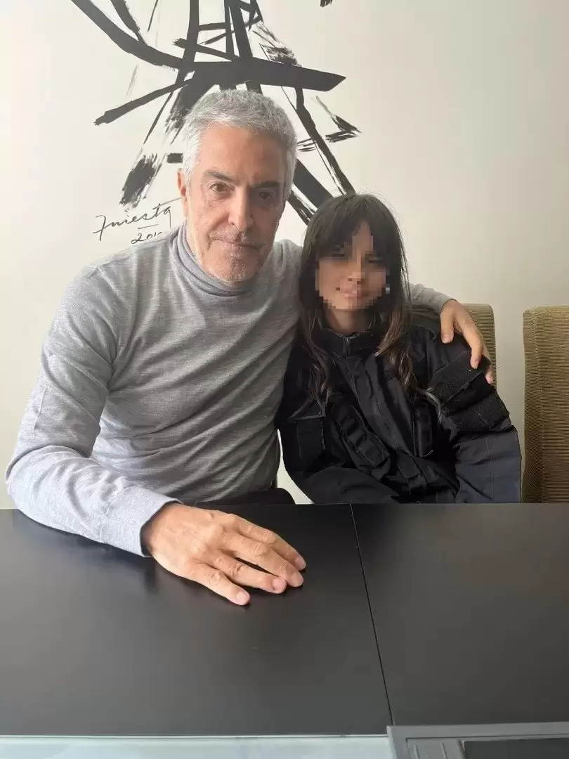 Fabrizia, la nena agredida por el efectivo