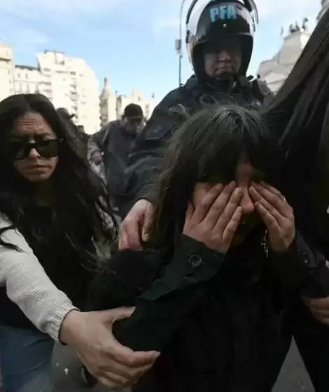 Fabrizia, la nena agredida por el efectivo