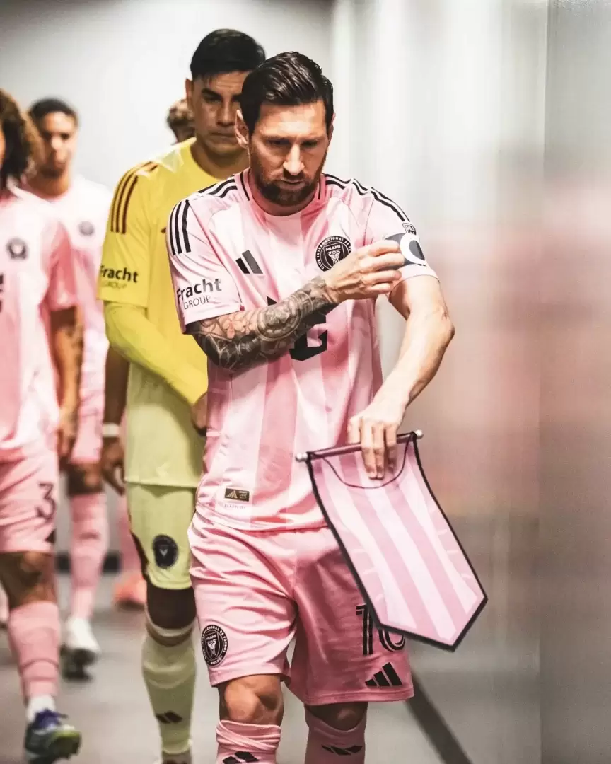 Messi con la camiseta del Inter de Miami