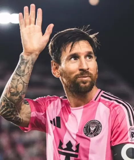 Messi con la camiseta del Inter de Miami