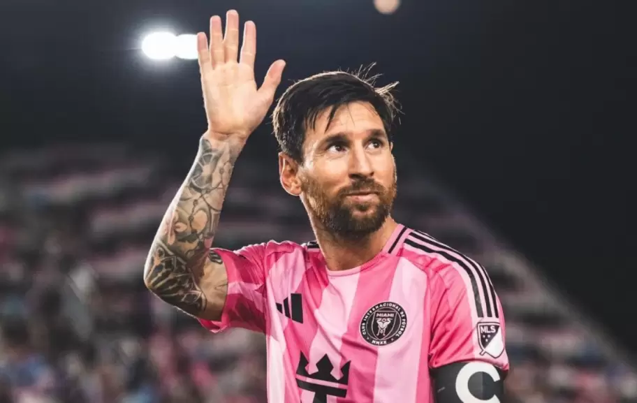 Messi con la camiseta del Inter de Miami