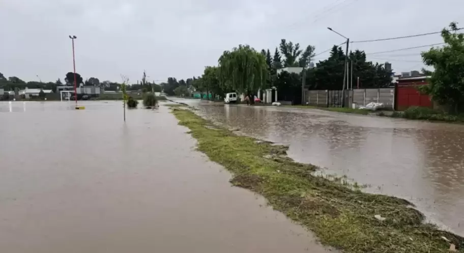 El temporal en Bahía Blanca