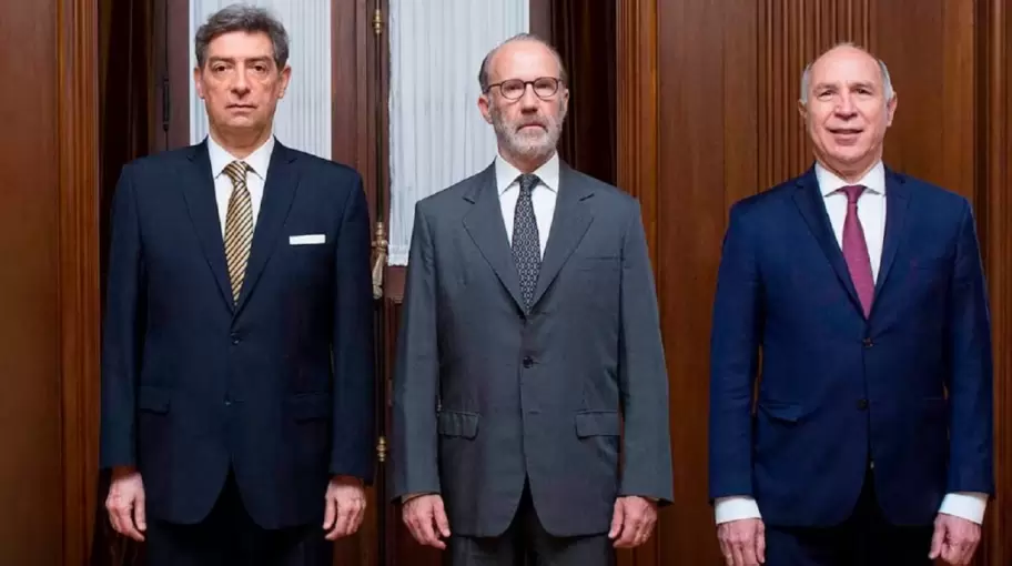 Horacio Rosatti, Carlos Rosenkrantz y Ricardo Lorenzetti