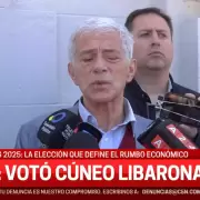 Cúneo Libarona votó en medio de su inminente renuncia y evitó confirmar su salida: "Ya veremos..."