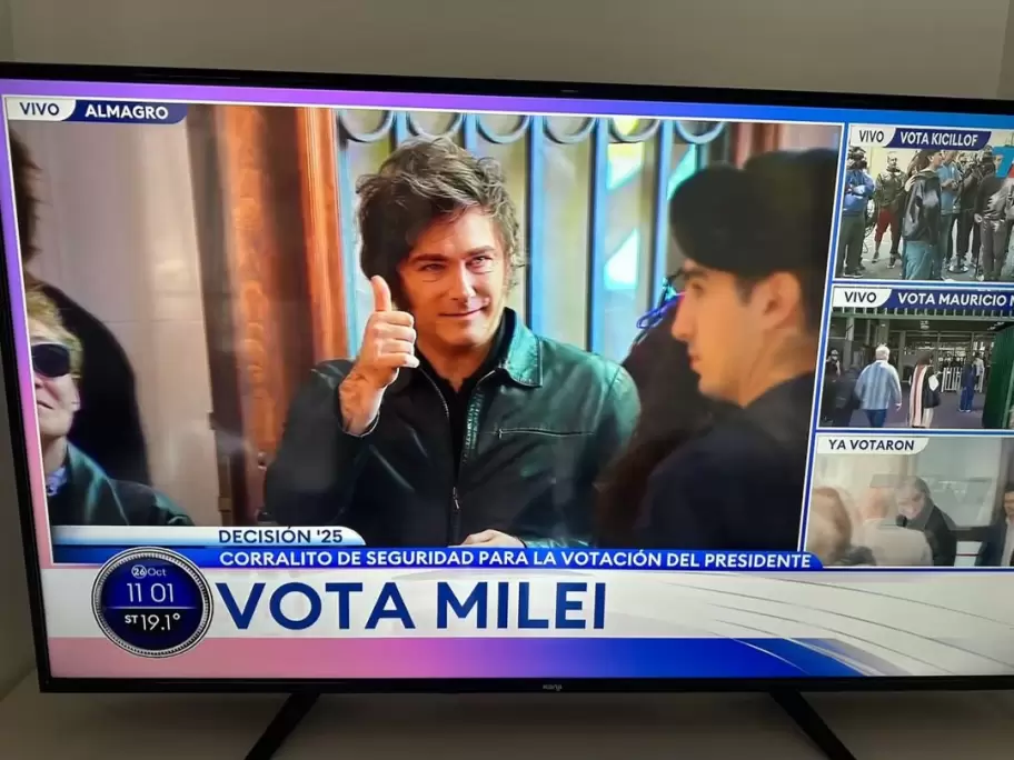 Las fotos de Milei que llamaron poderosamente la atencin