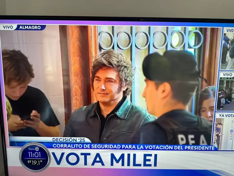 Las fotos de Milei que llamaron poderosamente la atencin