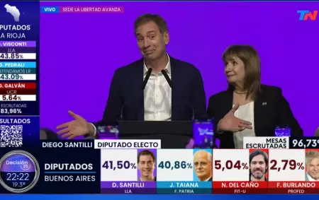 Diego Santilli venci en la provincia de Buenos Aires