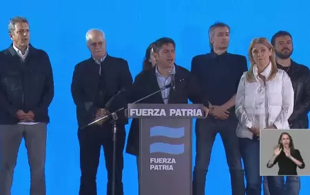 Kicillof reconoci la derrota en Buenos Aires y advirti: "El futuro no es de Milei, el futuro es del pueblo"