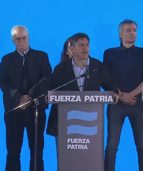 Kicillof reconoci la derrota en Buenos Aires y advirti: "El futuro no es de Milei, el futuro es del pueblo"