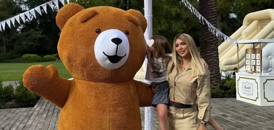Wanda Nara junto a Isabella