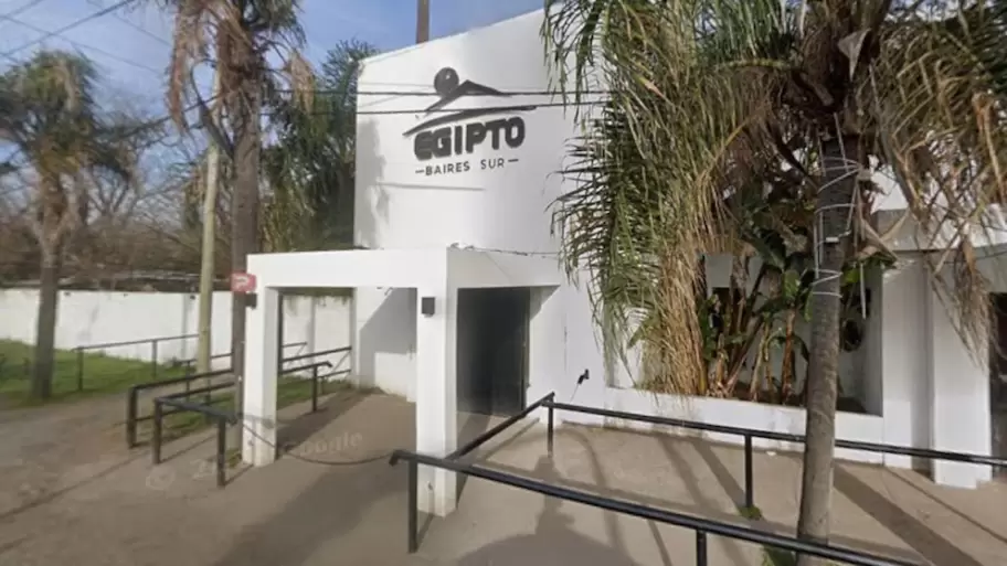 El boliche Egipto Baires Sur al que fue el desparecido Nicolás Tomás Duarte de 18 años.