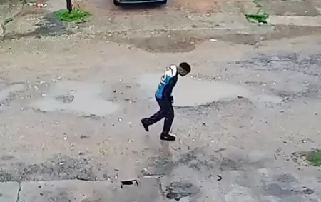 Las ltimas imgenes de Nicols Toms Duarte, el adolescente de 18 aos que desapareci tras salir a bailar en Ezeiza.