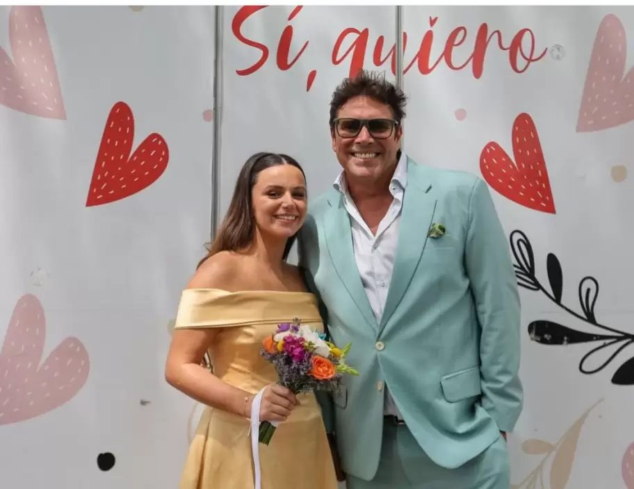 Matías Alé y Martina Vignolo dieron el "sí, quiero"