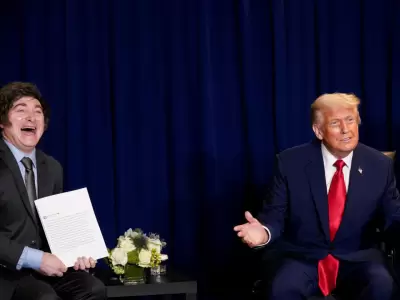 Javier Milei y Donald Trump, en el ltimo viaje oficial a Estados Unidos.