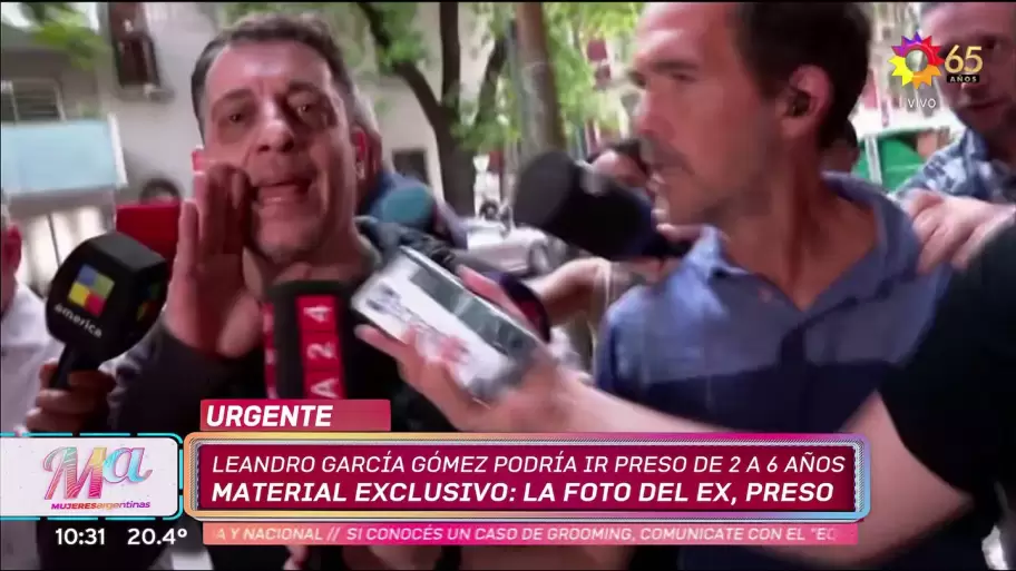 Leandro García Gómez salió a la calle a negar que estaba con Lourdes mientras la retenía en su domicilio