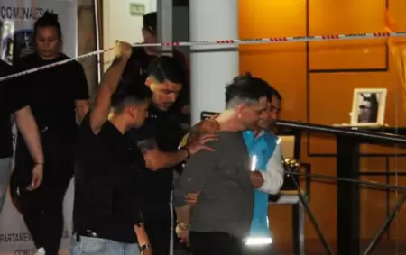 El momento del traslado de Leandro Garc�a G�mez