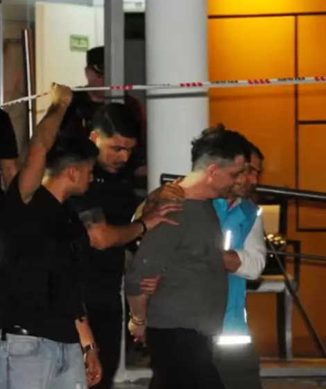 El momento del traslado de Leandro Garca Gmez