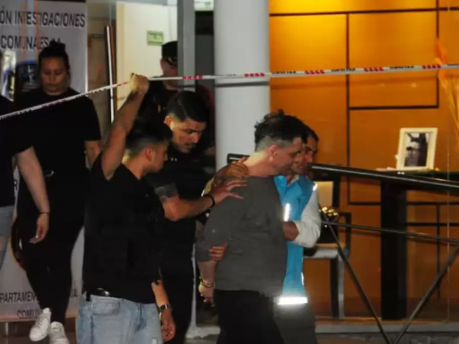 El momento del traslado de Leandro García Gómez