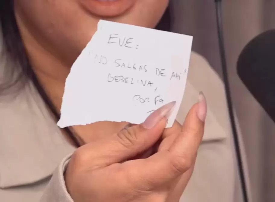 "No salgas de ah Bebelina", el mensaje de Fede Bal a Evelyn Botto
