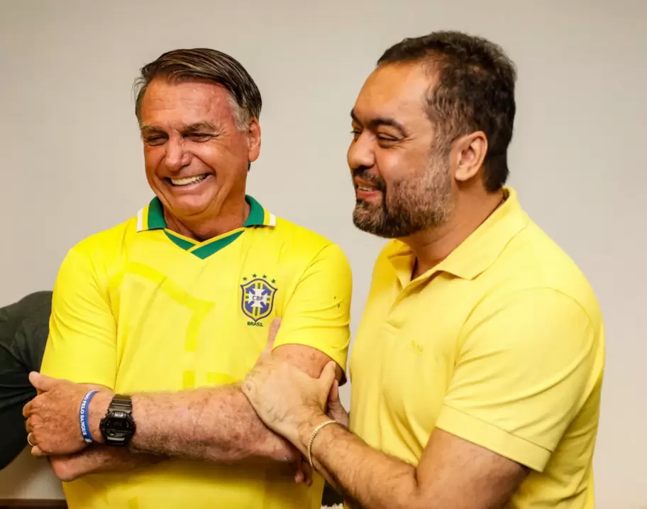 Jair Bolsonaro y el gobernador de Río, Cláudio Castro
