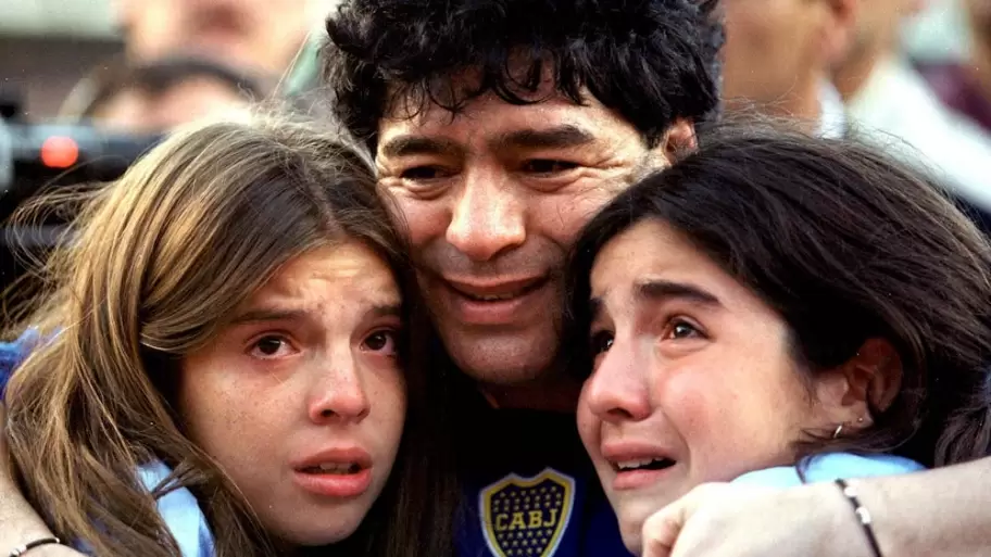Diego, Dalma y Gianina Maradona