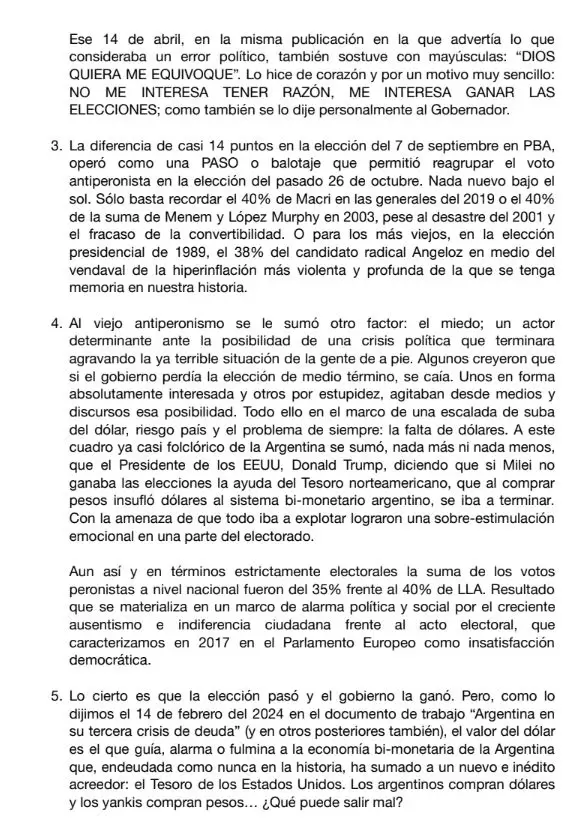 Cristina le escribió a la militancia una carta desde su prisión domiciliaria