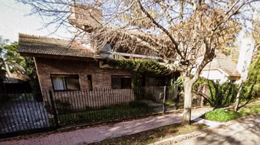 La casa donde ocurrió el homicidio