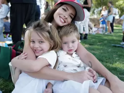 �China Su�rez y sus hijos