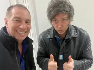 Diego Santilli y Javier Milei