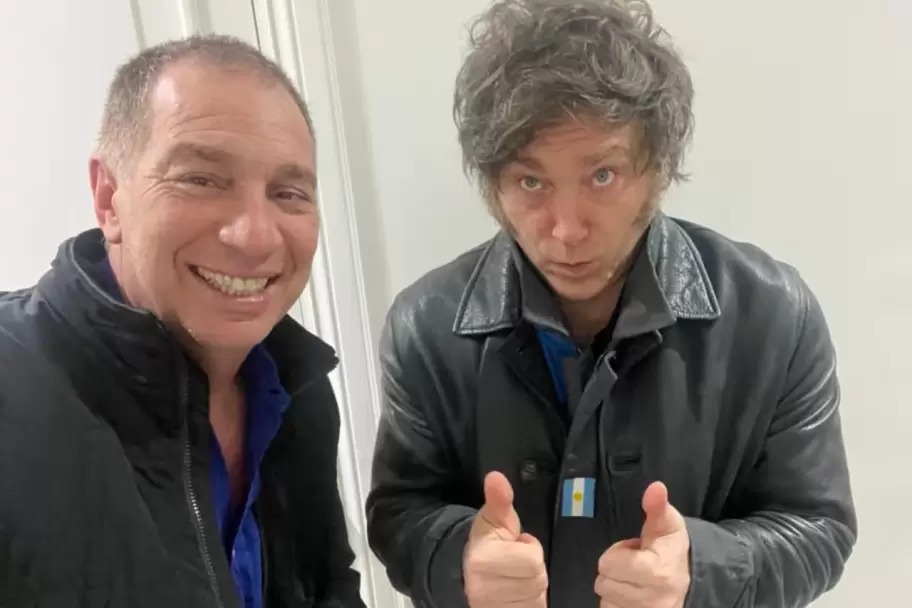 Diego Santilli y Javier Milei