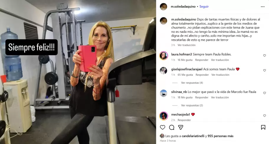 El posteo completo de Aquino