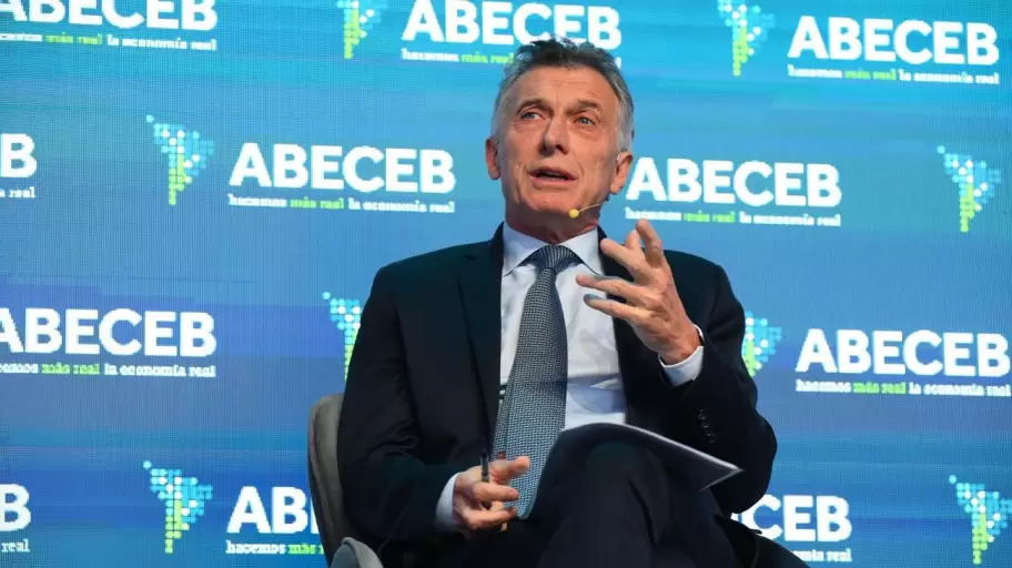 Mauricio Macri en el Foro ABECEB