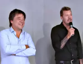 Gustavo Scaglione y Marcelo Tinelli