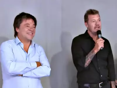 Gustavo Scaglione y Marcelo Tinelli