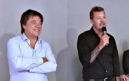 Gustavo Scaglione y Marcelo Tinelli