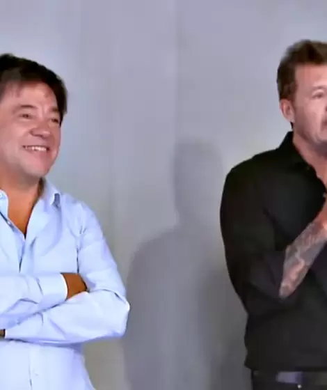 Gustavo Scaglione y Marcelo Tinelli