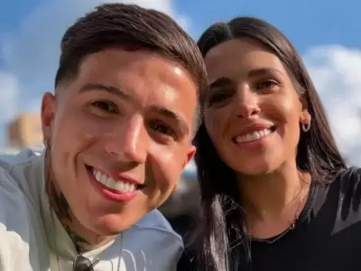 Enzo Fern�ndez y Valentina Cervantes.