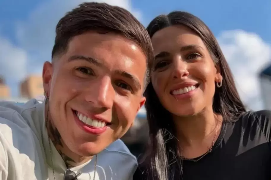 Enzo Fernndez y Valentina Cervantes