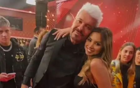 Marcelo Tinelli y Cande Lecce