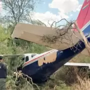 Impactante cada de un narcoavin en Rosario de la Frontera: 140 kilos de cocana incautados