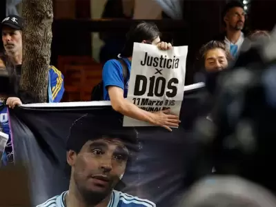 Piden justicia para esclarecer la muerte de Diego Maradona