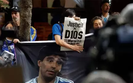 Piden justicia para esclarecer la muerte de Diego Maradona