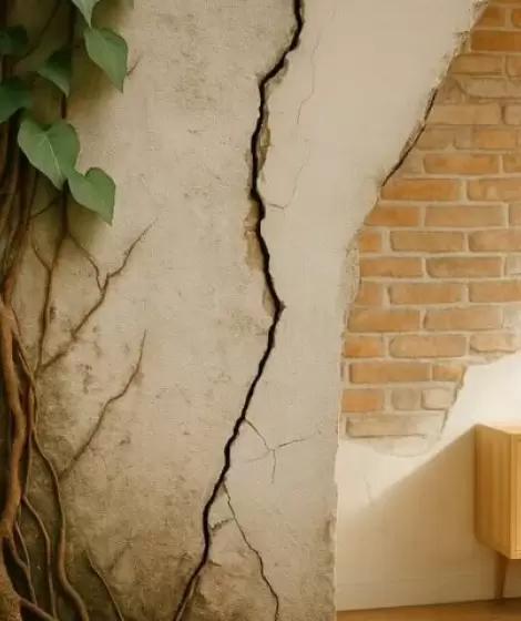 Una enredadera puede parecer inofensiva, pero si invade el muro del vecino puede generar filtraciones y daos estructurales.