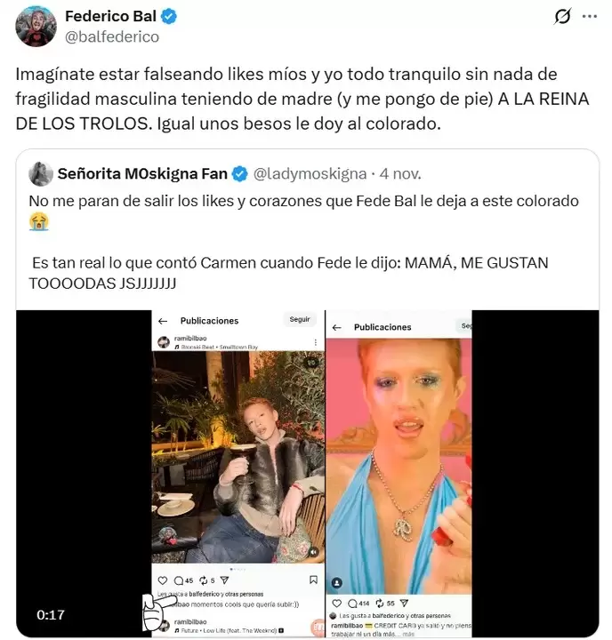 Fede Bal responde a las fake news