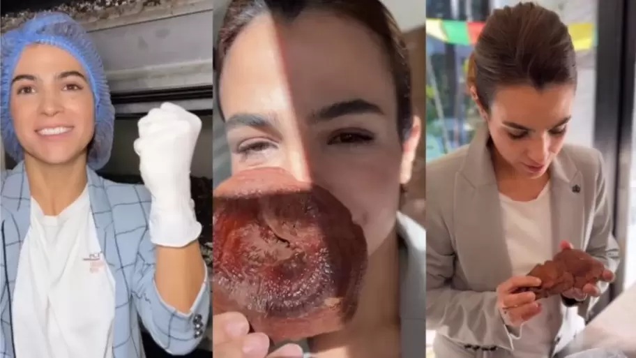Agustina Cherri mostró el detrás de la producción de sus productos a base del hongo Reishi