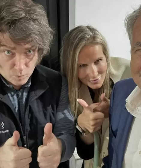 Javier Milei, Martn Varsavsky y la hija del empresario