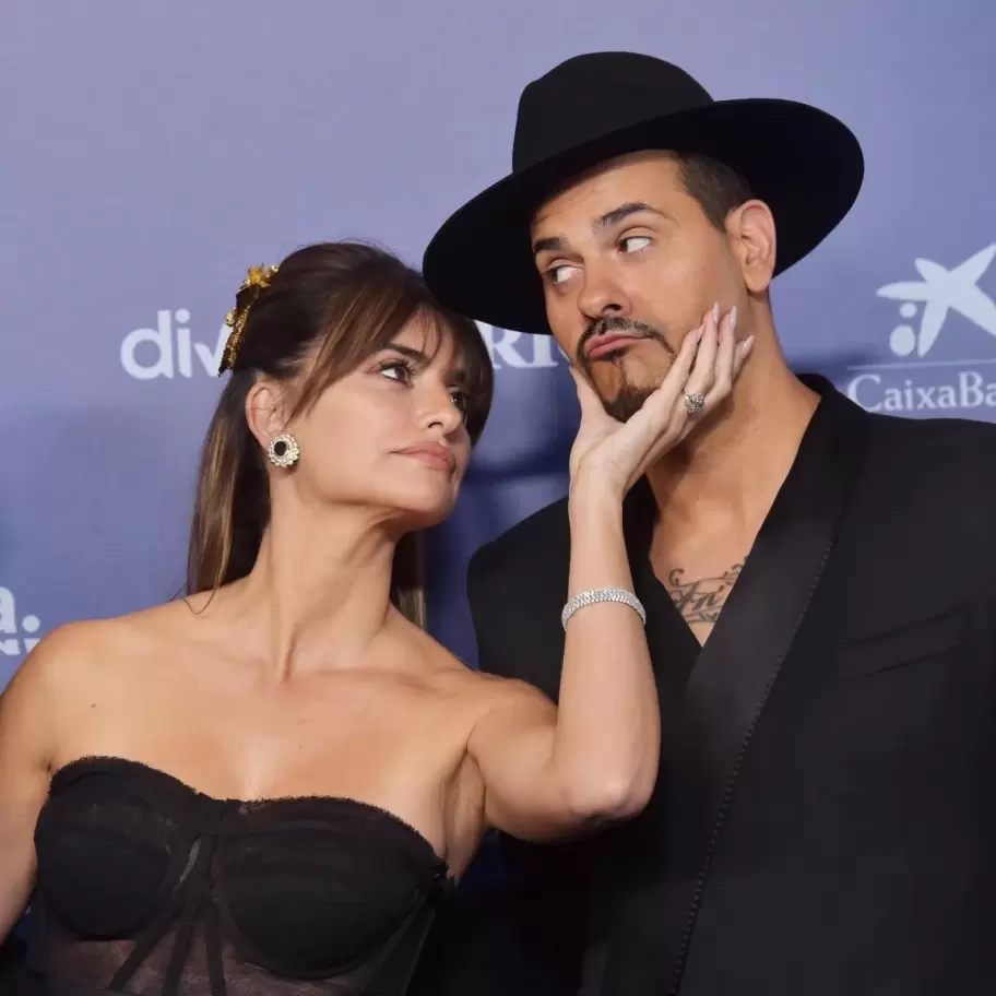 Penlope Cruz con su hermano, Eduardo