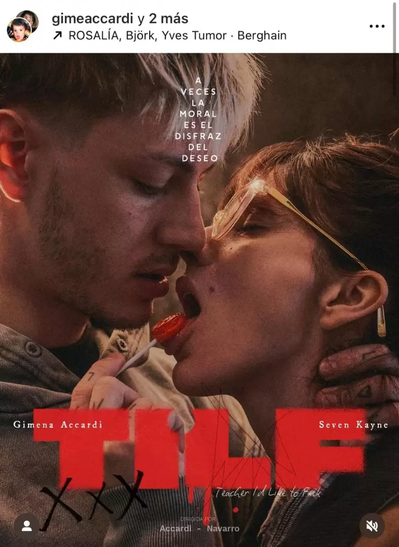 Gimena Accardi reveló el misterio detrás de su foto con Seven Kayne